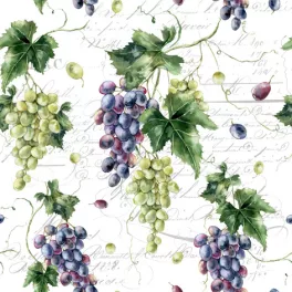   Ti-Flair Szalvéta 33x33 cm 3 Rétegű 20 Lap/Csomag Vignes & Feuilles Ősz