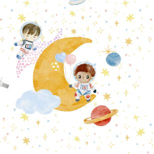   Ti-Flair Szalvéta 33x33 cm 3 Rétegű 20 Lap/Csomag Little Astronaut