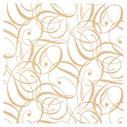 Ti-Flair Szalvéta 33x33 cm 3 Rétegű 20 Lap/Csomag Celebration Gold