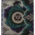 Boncahier Grimorio 50505 Napló Dombornyomott Keménytáblás Borítóval Mágneses Fedéllel Belső Könyvjelzővel