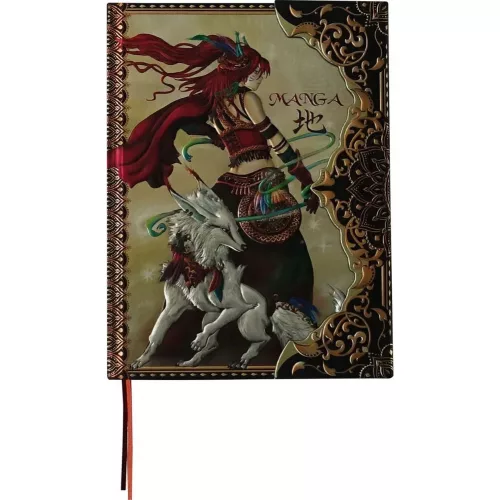 Boncahier Manga Sorozat Keménytáblás Napló Dombornyomott Borítóval Mágneses Záródással Sima Belső Oldalakkal Díszített Szélekkel Exkluzív Ajándéknak Is Kiváló