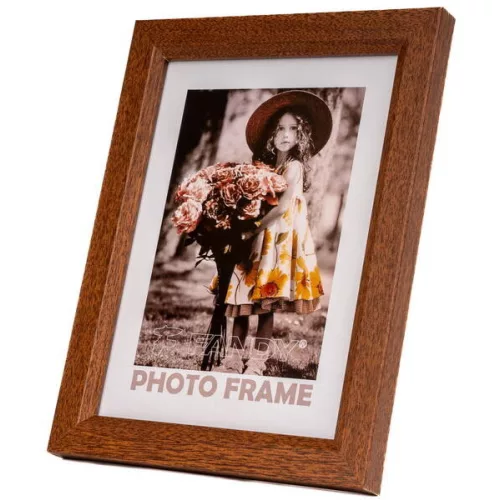 Műanyag Képkeret Plexi 40x50 cm Sötétbarna