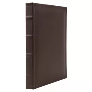  Fotóalbum 19x25 cm Könyvkötésű 100 Darab 10x15 cm-es Fotóhoz Sötétbarna
