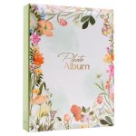 Fotóalbum 19x25 cm Ragasztott 200 Darab 10x15 cm-es Fotóhoz Zöld