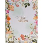 Fotóalbum 19x25 cm Ragasztott 200 Darab 10x15 cm-es Fotóhoz Zöld