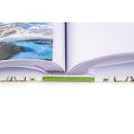 Fotóalbum 19x25 cm Ragasztott 200 Darab 10x15 cm-es Fotóhoz Zöld