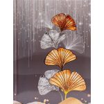 Fotóalbum 19x25 cm Könyvkötésű 200 Darab 10x15 cm-es Fotóhoz Ginko Levelek