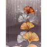   Fotóalbum 19x25 cm Könyvkötésű 200 Darab 10x15 cm-es Fotóhoz Ginko Levelek