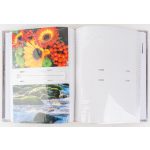 Fotóalbum 19x25 cm Könyvkötésű 200 Darab 10x15 cm-es Fotóhoz Ginko Levelek