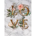 Fotóalbum 19,5x25 cm Könyvkötésű 200 Darab 10x15 cm-es Fotóhoz Love