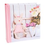 Baba Fotóalbum 16,5x17 cm Könyvkötésű 50 Darab 10x15 cm-es Fotóhoz Kislány