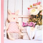 Baba Fotóalbum 16,5x17 cm Könyvkötésű 50 Darab 10x15 cm-es Fotóhoz Kislány