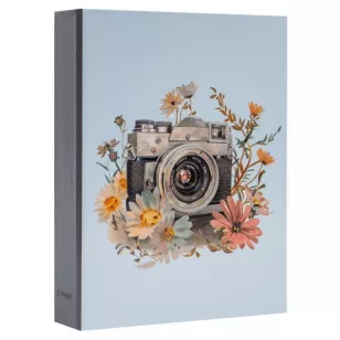   Fotóalbum 12,5x16,5 cm 36 Darab 10x15 cm-es Fotóhoz Szürke
