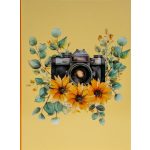 Fotóalbum 12,5x16,5 cm 36 Darab 10x15 cm-es Fotóhoz Sárga