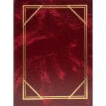 Fotóalbum 12,5x16,5 cm 36 Darab 10x15 cm-es Fotóhoz Vörös