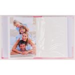 Baba Fotóalbum 12,5x16,5 cm 36 Darab 10x15 cm-es Fotóhoz Rózsaszín