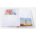 Fotóalbum 19,5x25 cm Könyvkötésű 200 Darab 10x15 cm-es Fotóhoz Rosegold