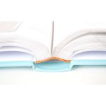 Baba Fotóalbum 22x22 cm Könyvkötésű 200 Darab 10x15 cm-es Fotóhoz Kék