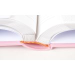 Baba Fotóalbum 22x22 cm Könyvkötésű 200 Darab 10x15 cm-es Fotóhoz Rózsaszín