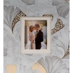 Esküvői Fotóalbum 21,5x22 cm Könyvkötésű 200 Darab 10x15 cm-es Fotóhoz Szürke