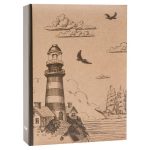 Fotóalbum 12,5x16,5 cm 100 Darab 10x15 cm-es Fotóhoz Világítótorony