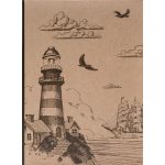 Fotóalbum 12,5x16,5 cm 100 Darab 10x15 cm-es Fotóhoz Világítótorony