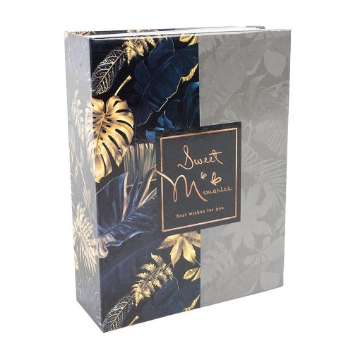 Fotóalbum 12,5x16,5 cm 100 Darab 10x15 cm-es Fotóhoz Arany