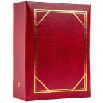Fotóalbum 12,5x16,5 cm 100 Darab 10x15 cm-es Fotóhoz Vörös