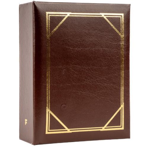 Fotóalbum 12,5x16,5 cm 100 Darab 10x15 cm-es Fotóhoz Barna