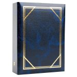 Fotóalbum 12,5x16,5 cm 100 Darab 10x15 cm-es Fotóhoz Kék