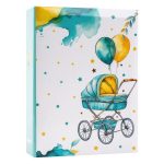 Baba Fotóalbum 12,5x16,5 cm 100 Darab 10x15 cm-es Fotóhoz Kék