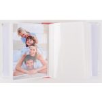 Baba Fotóalbum 12,5x16,5 cm 100 Darab 10x15 cm-es Fotóhoz Rózsaszín