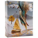 Fotóalbum 18x22,5 cm 200 Darab 10x15 cm-es Fotóhoz Vitorlás