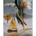 Fotóalbum 18x22,5 cm 200 Darab 10x15 cm-es Fotóhoz Vitorlás