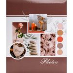 Fotóalbum 18x22,5 cm 200 Darab 10x15 cm-es Fotóhoz Barna