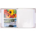 Fotóalbum 18x22,5 cm 200 Darab 10x15 cm-es Fotóhoz Barna