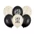 Lufi 30 cm 6 Darab/Csomag Happy New Year 2026 Pasztell Színek
