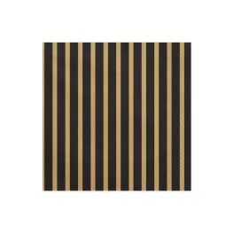 Szalvéta 33x33 cm 3 Rétegű 20 lap/Csomag Arany Csíkos