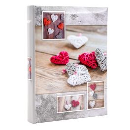   Fandy Fotóalbum 17,5x22,5 cm Könyvkötésű 200 Darab 10x15 cm-es Fotóhoz Love