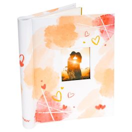   Fandy Fotóalbum 25,5x9 cm Spirálkötésű 120 Darab 10x15 cm-es Fotóhoz Love