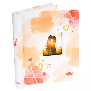   Fandy Fotóalbum 25,5x29 cm Spirálkötésű 120 Darab 22,5x28 cm-es Fotóhoz Love