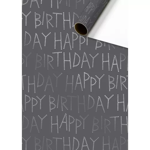 Stewo Tekercses Díszcsomagoló 70 cm x 1,5 m Karim Anthracite