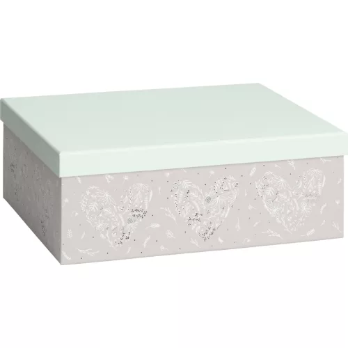 Stewo Díszdoboz A/4+ 24 x 33 x 12 cm Eldana Light Beige