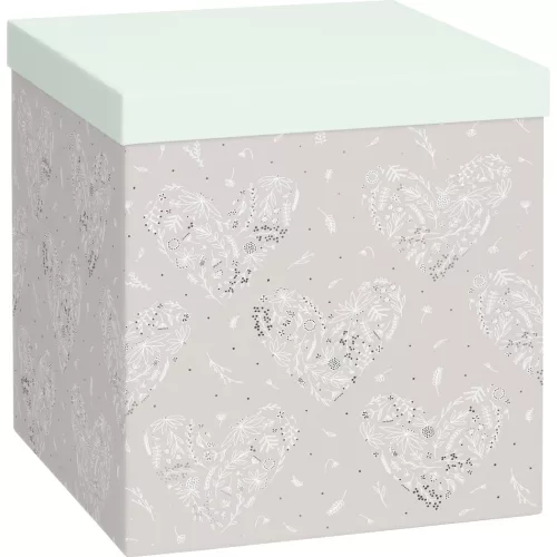 Stewo Díszdoboz 23 x 23 x 24 cm Eldana Light Beige