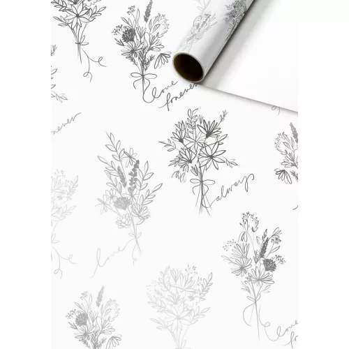 Stewo Tekercses Díszcsomagoló  70 cm x 1,5 m Kaleo White