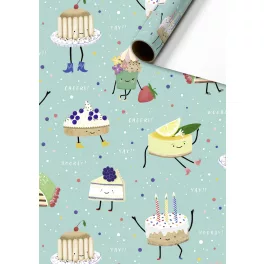   Stewo Tekercses Díszcsomagoló  70 cm x 2 m Mauritia Mint Green