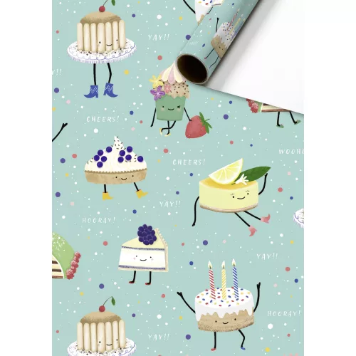 Stewo Tekercses Díszcsomagoló  70 cm x 2 m Mauritia Mint Green