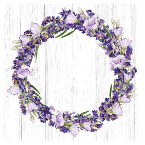 Ti-Flair Szalvéta 33x33 cm 3 Rétegű 20 Lap/Csomag Couronne De Lavande
