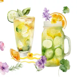   Ti-Flair Szalvéta 33x33 cm 3 Rétegű 20 Lap/Csomag Lemonade