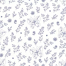   Ti-Flair Szalvéta 33x33 cm 3 Rétegű 20 Lap/Csomag Butterfly Embroidery White